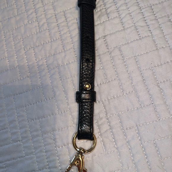 ❤️ Price Drop Tory Burch Amanda Black Leather Gold Tone Hardware Crossbody Bag - Picture 5 of 16